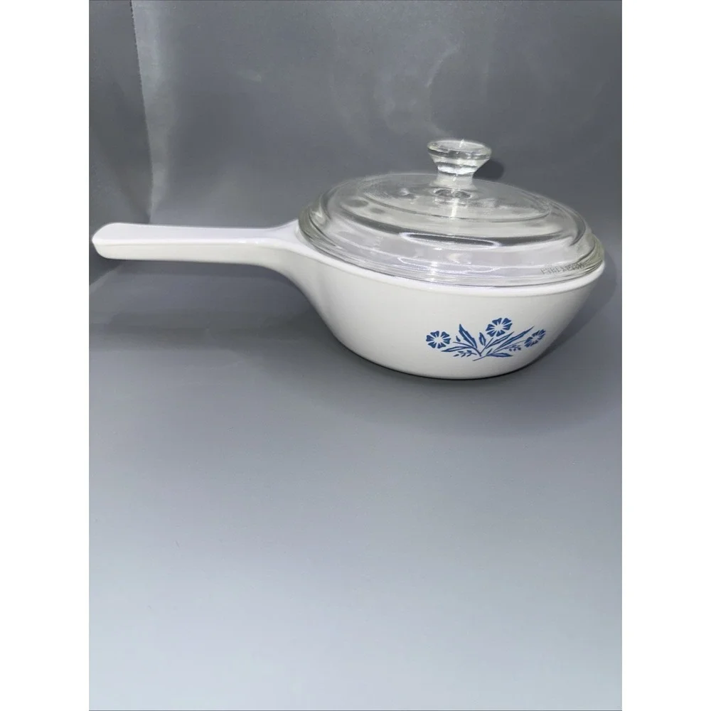 Vintage Corning‎ Ware  P-83-B Petite Pan & P-81-B P-82-B No Lid Cornflower Blue
